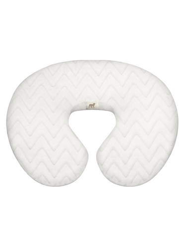 Cojín de Lactancia - Súper Suave - Zig Zag Blanco