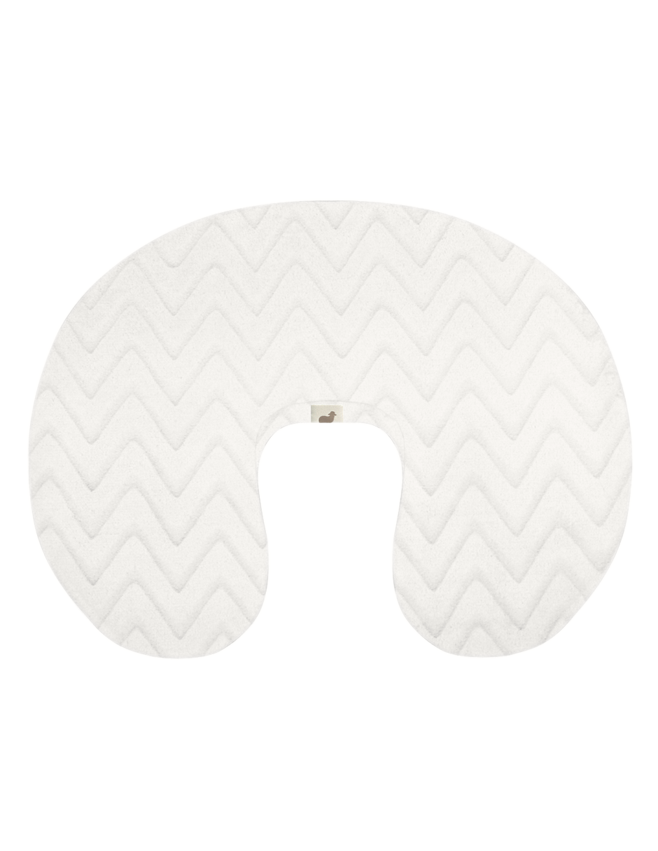 Cojín de Lactancia - Súper Suave - Zig Zag Blanco