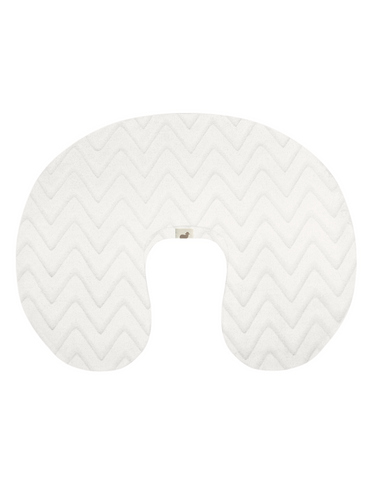 Cojín de Lactancia - Súper Suave - Zig Zag Blanco