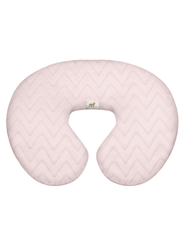 Cojín de Lactancia - Súper Suave - Zig Zag Rosa
