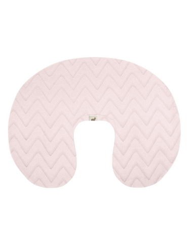 Cojín de Lactancia - Súper Suave - Zig Zag Rosa