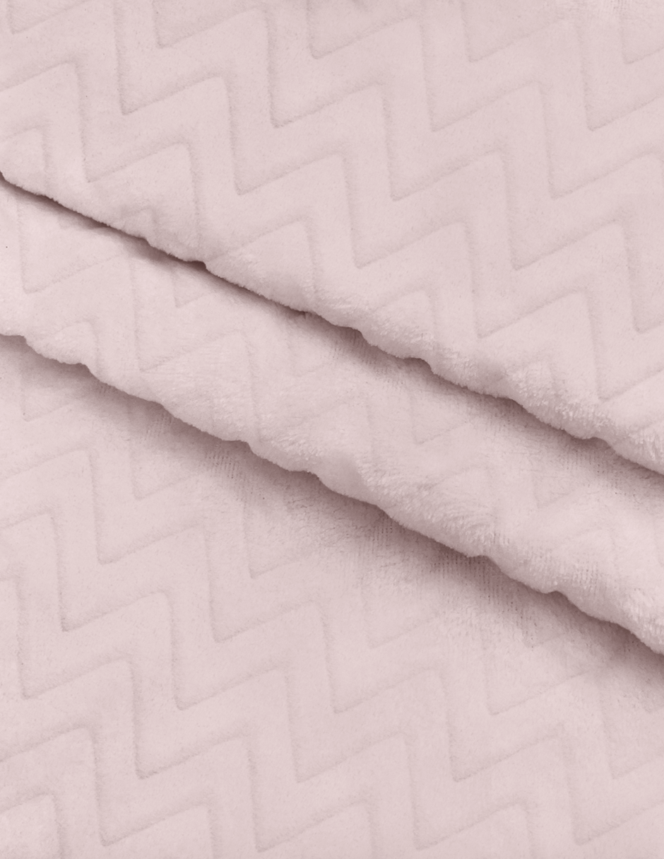 Cojín de Lactancia - Súper Suave - Zig Zag Rosa