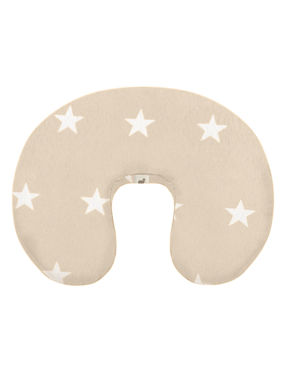 Funda para Cojín de Lactancia - Súper Suave - Estrellas Beige