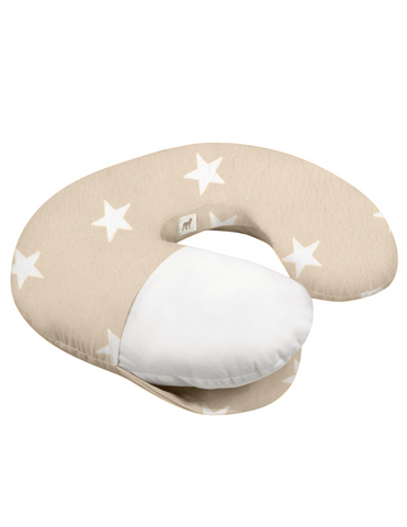 Funda para Cojín de Lactancia - Súper Suave - Estrellas Beige