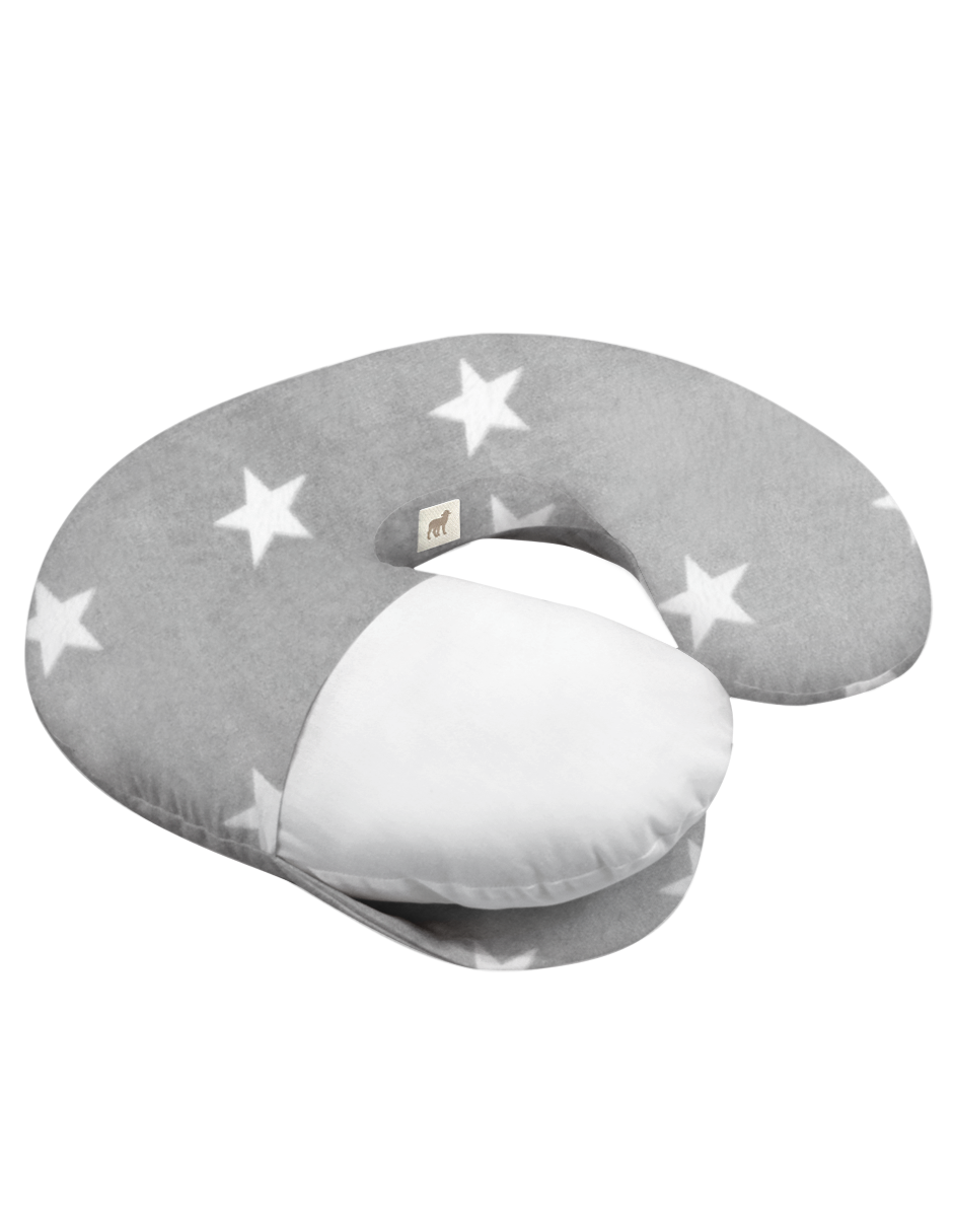 Funda para Cojín de Lactancia - Súper Suave - Estrellas Oxford