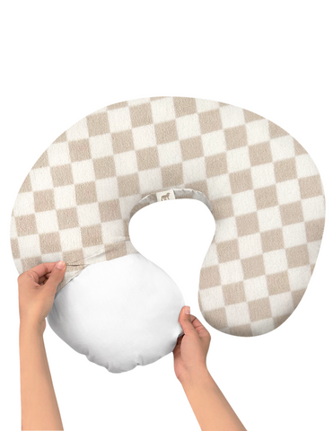 Cojín de Lactancia - Súper Suave - Cuadritos