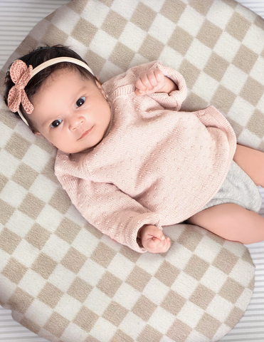 Cojín de Lactancia - Súper Suave - Cuadritos