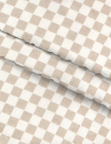 Funda para Cojín de Lactancia - Súper Suave - Cuadritos