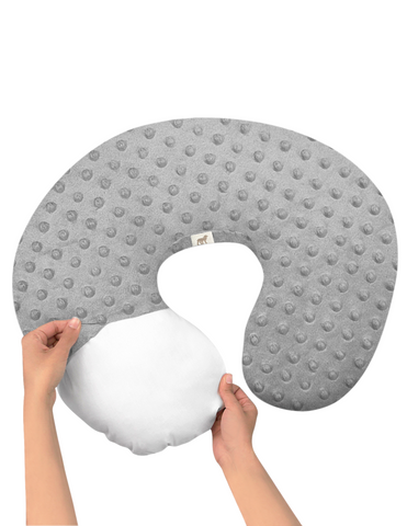 Cojín de Lactancia Gris - Súper Suave