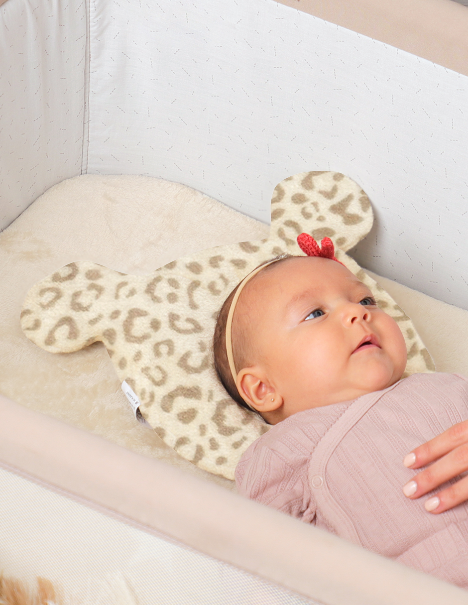 Almohada Moldeadora para Cabeza Plana - Manchitas