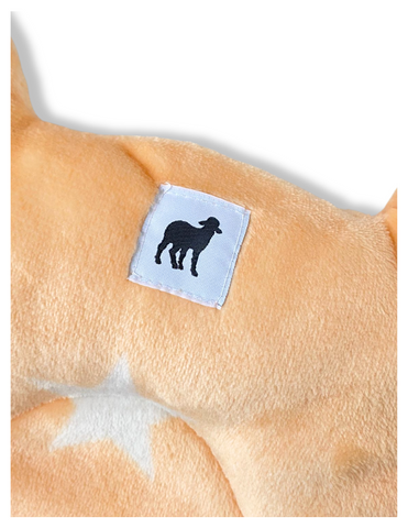 Almohada Moldeadora para Cabeza Plana - Estrellas Peach
