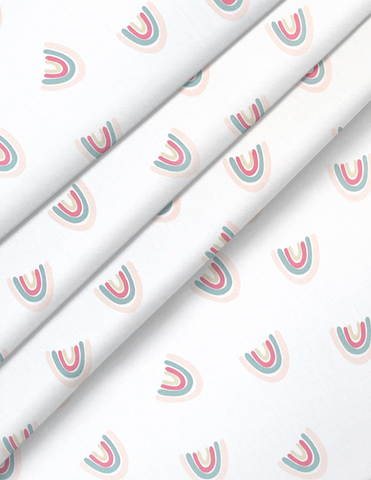 Cobija para Cama Cuna Arcoiris