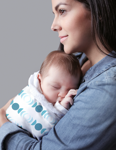 Cobija para Cama Cuna Fases Lunares