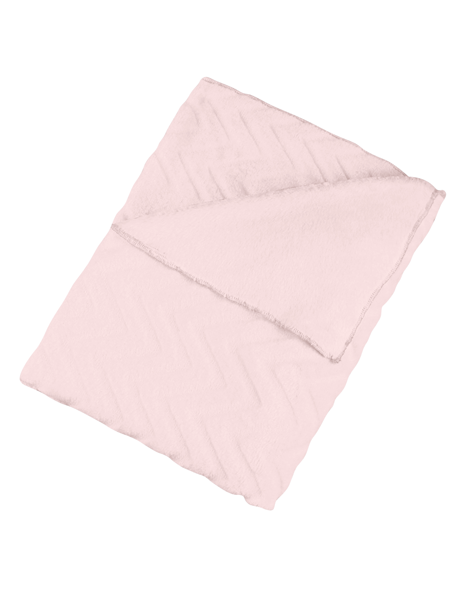 Cobija para Cuna Súper Suave - Zig Zag Rosa