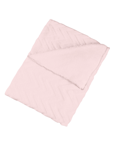 Cobija para Cuna Súper Suave - Zig Zag Rosa