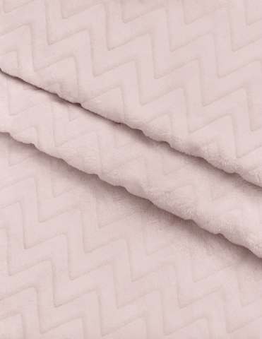 Cobija para Cuna Súper Suave - Zig Zag Rosa