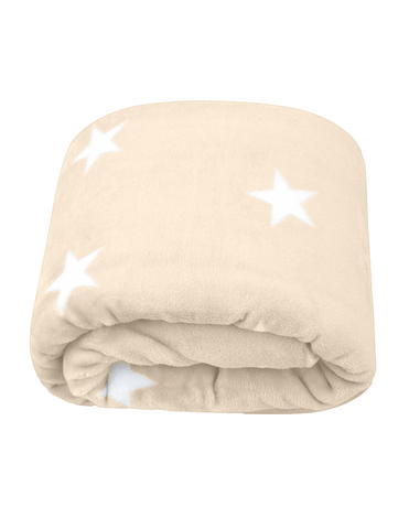 Frazada para Bebé Súper Suave - Estrellas Beige