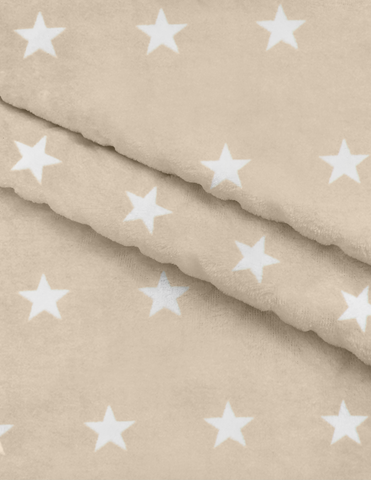 Frazada para Bebé Súper Suave - Estrellas Beige