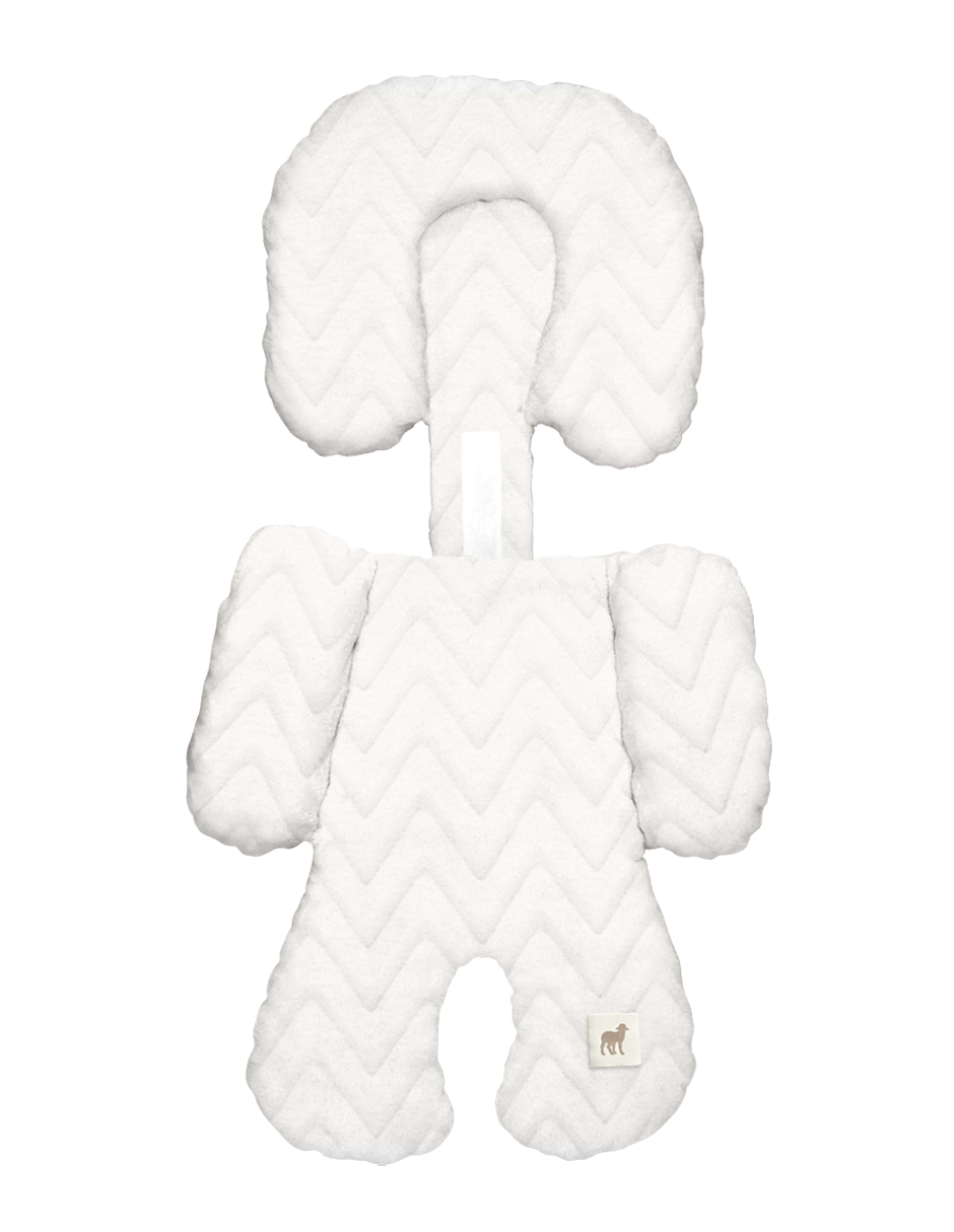 Cojín Posicionador para Porta Bebé Zig Zag Off-White