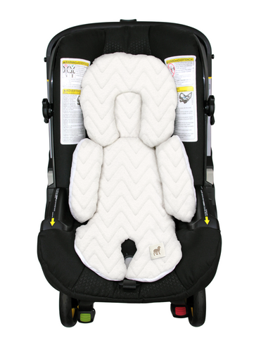 Cojín Posicionador para Porta Bebé Zig Zag Off-White