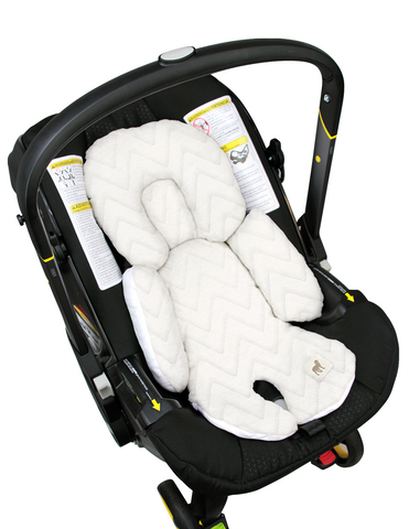 Cojín Posicionador para Porta Bebé Zig Zag Off-White