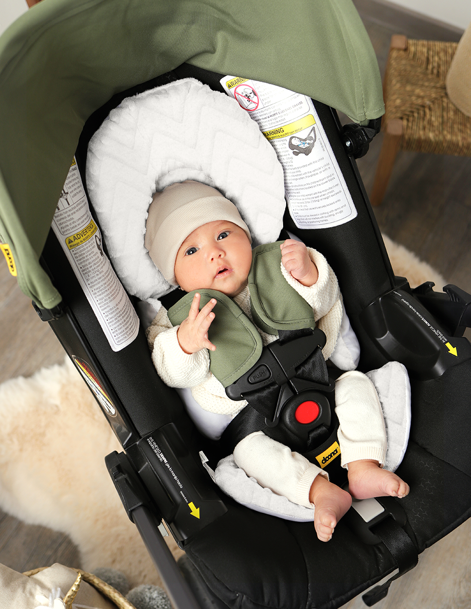 Cojín Posicionador para Porta Bebé Zig Zag Off-White