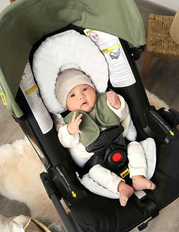Cojín Posicionador para Porta Bebé Zig Zag Off-White