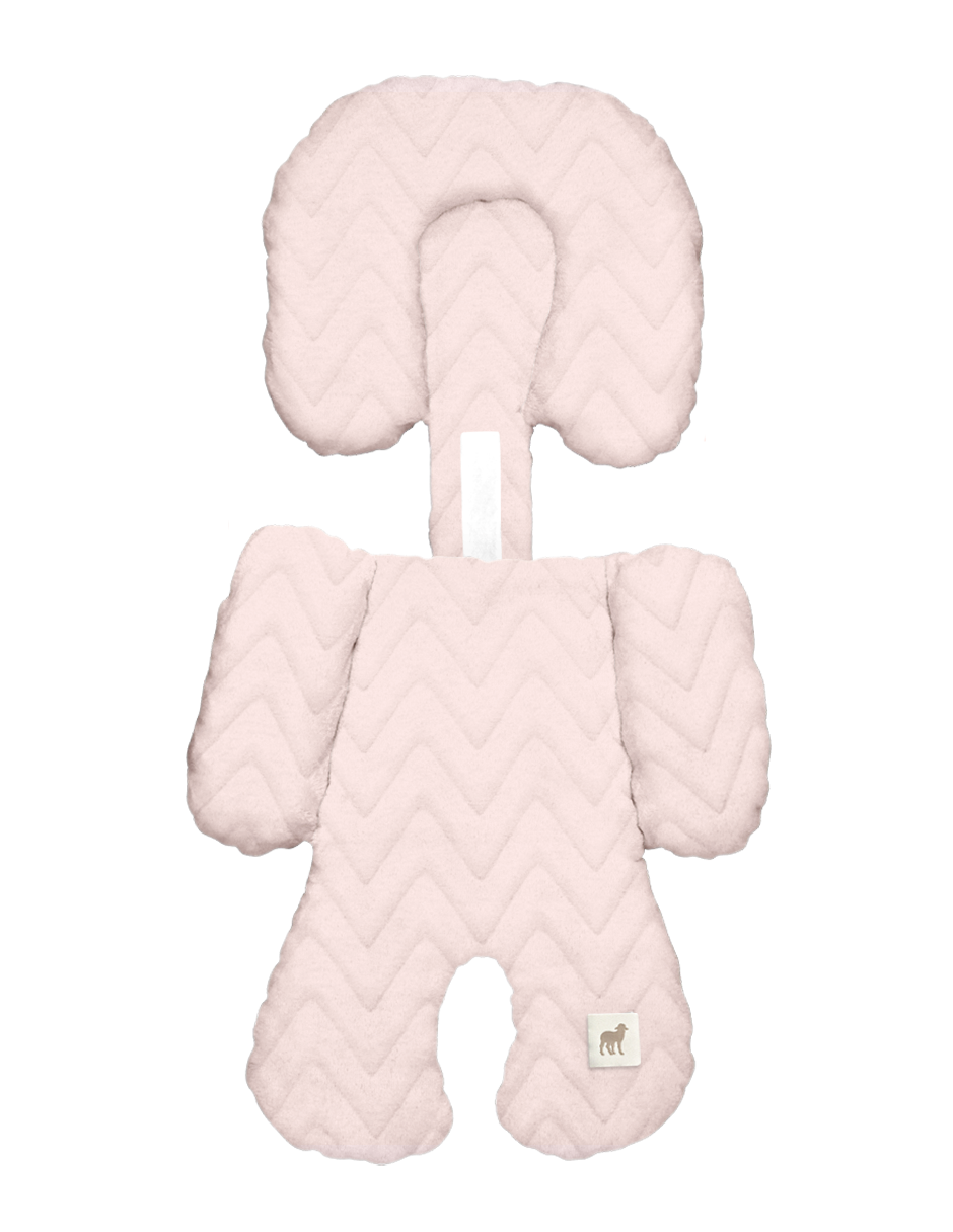 Cojín Posicionador para Porta Bebé Zig Zag Rosa