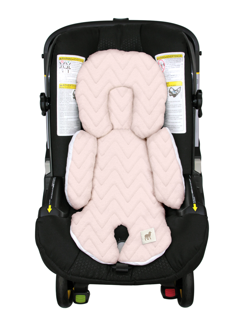 Cojín Posicionador para Porta Bebé Zig Zag Rosa