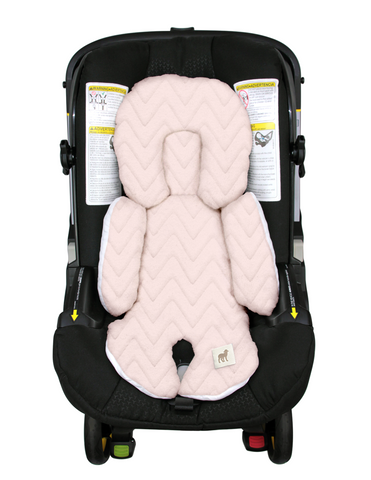 Cojín Posicionador para Porta Bebé Zig Zag Rosa
