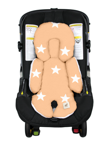 Cojín Posicionador para Porta Bebé - Estrellas Peach