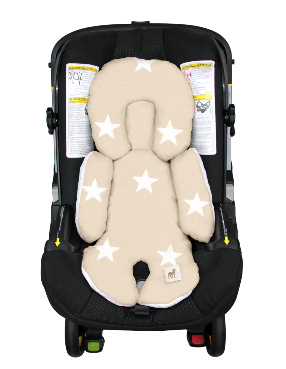 Cojín Posicionador para Porta Bebé - Estrellas Beige