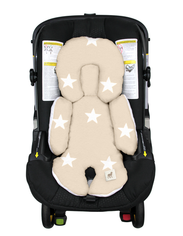 Cojín Posicionador para Porta Bebé - Estrellas Beige