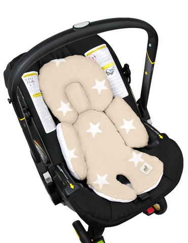 Cojín Posicionador para Porta Bebé - Estrellas Beige