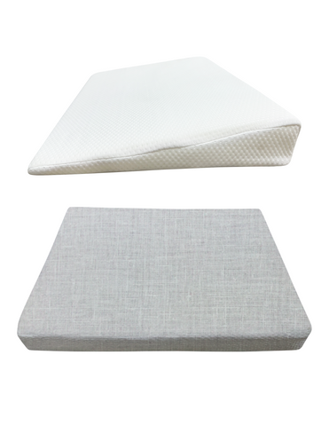 Cuña Antireflujo para Bebé con Funda de Algodón - Gris