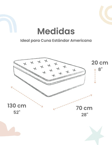 Set de 2 Sábanas de Cajón para Cuna - Flores