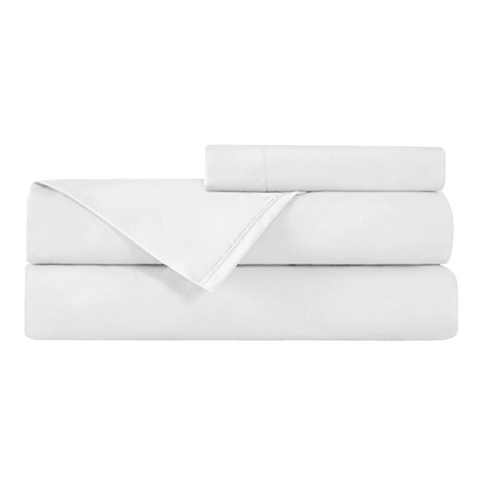 Juego de Sábanas de 3 Piezas para Cuna Viajera - Blanco
