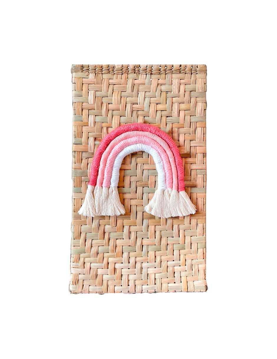 Cesto para Ropa Arcoiris Rosa