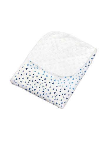 Cobija para Cuna Triangulitos Azules