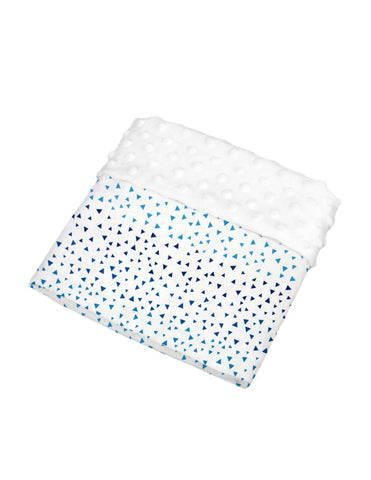 Cobijita para Bebé Triangulitos Azules