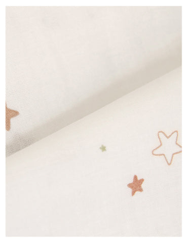 Tela Estrellitas Terra - 100% Algodón