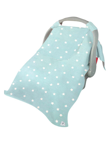 Cubre Portabebé Estrellitas Azul