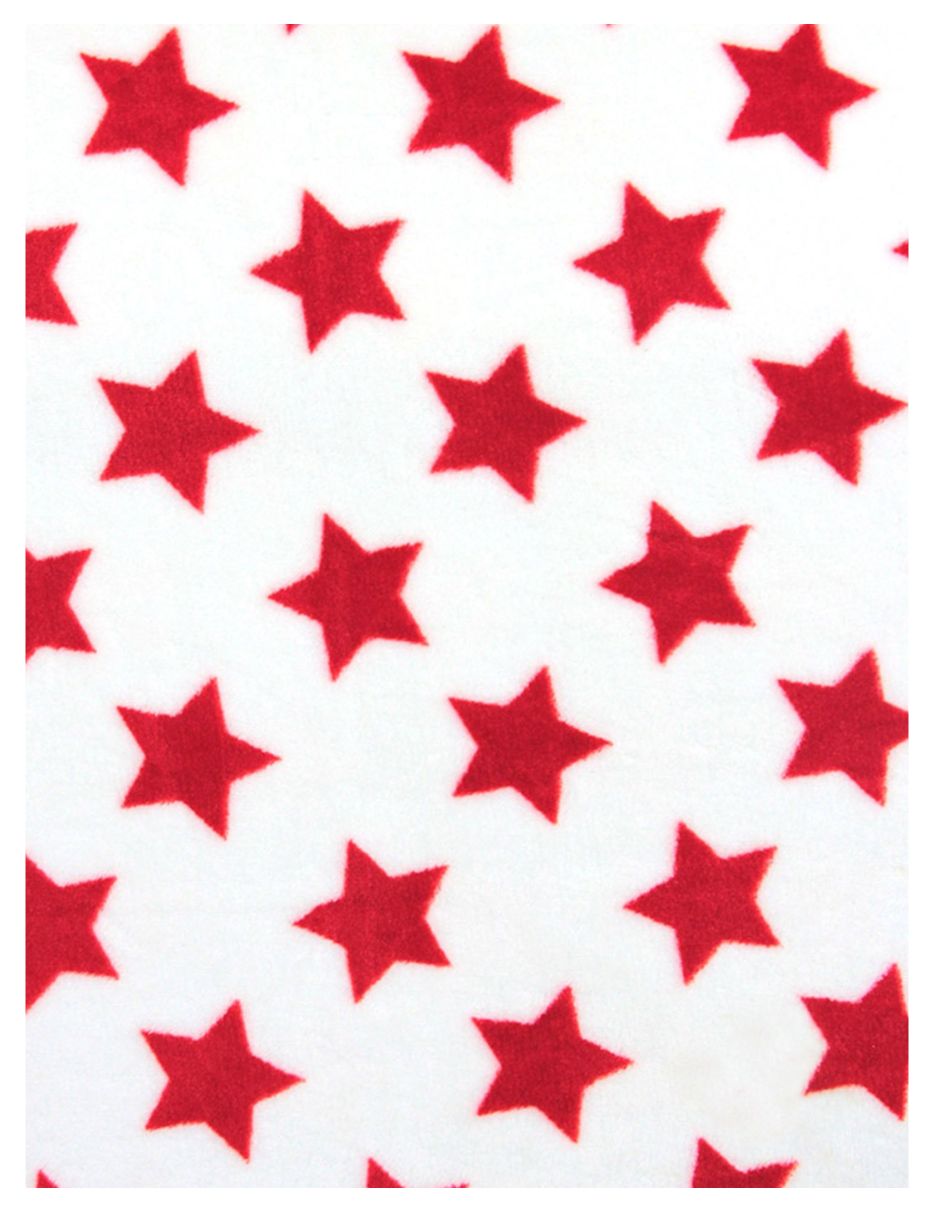 Cubre Portabebé  Súper Suave - Estrellas Rojo