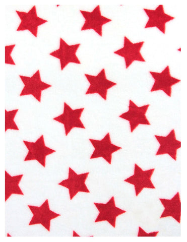 Cubre Portabebé  Súper Suave - Estrellas Rojo