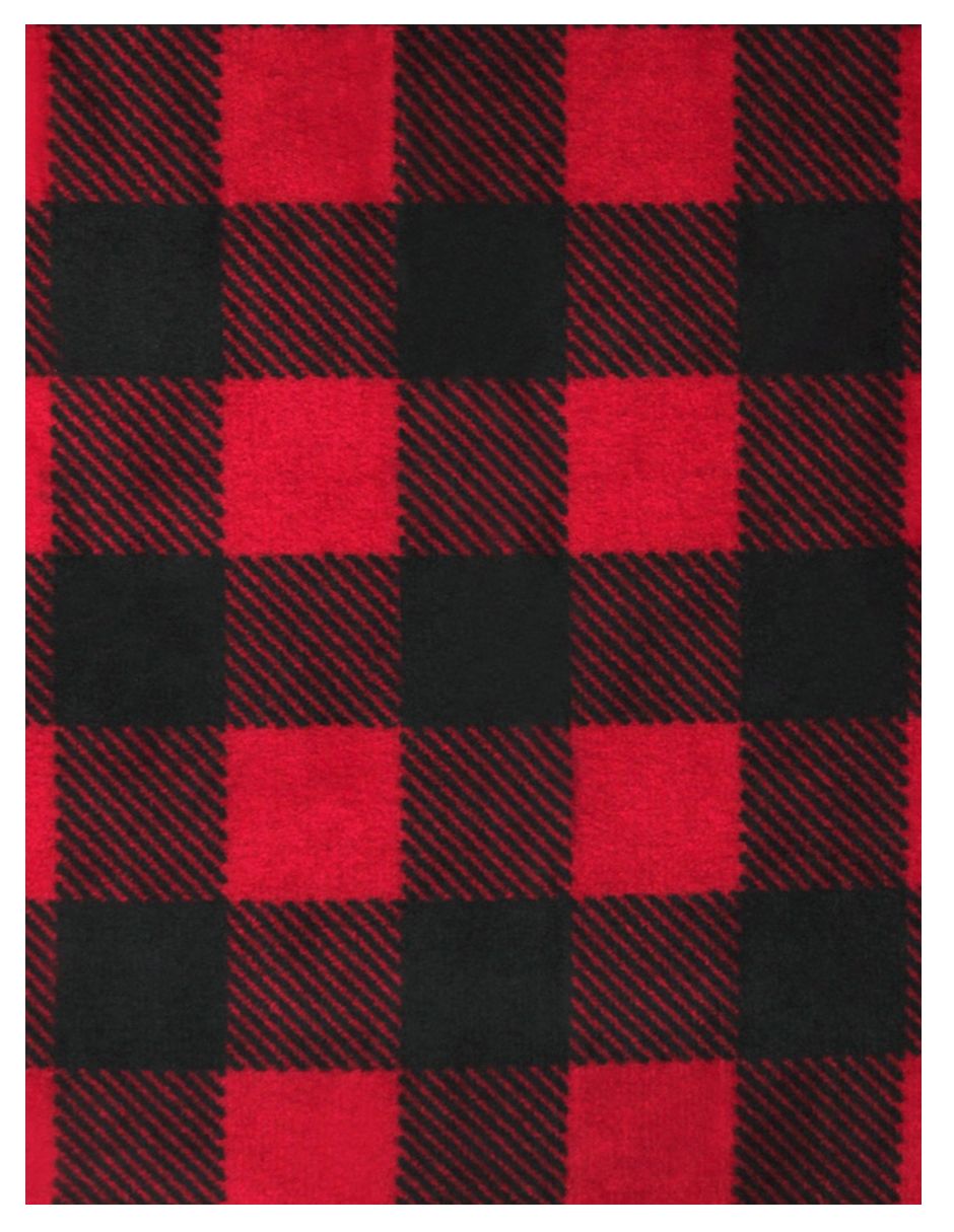 Cubre Portabebé  Súper Suave - Gingham Rojo