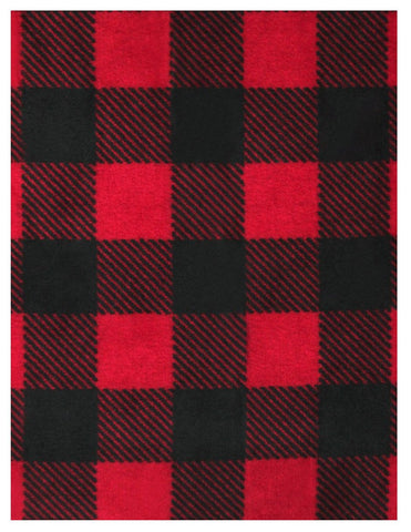 Cubre Portabebé  Súper Suave - Gingham Rojo