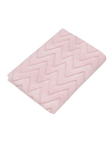 Sábana de cajón para Colecho/Corral (74x110) - Súper Suave - Zig Zag Rosa