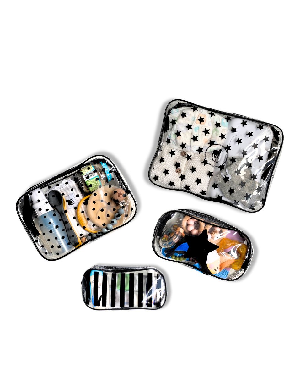 Set de 4 Estuches de Viaje para Bebé