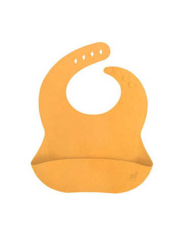 Babero de Silicón para Bebé con bolsa atrapa comida - Mango