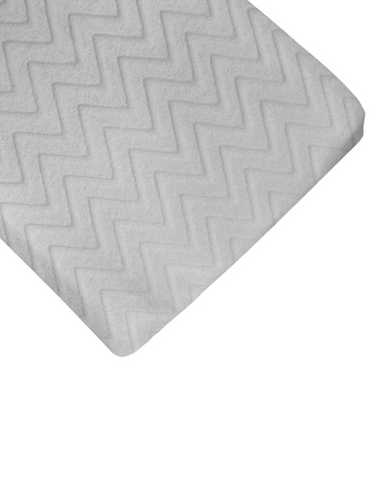 Funda para Cambiador Súper Suave - Zig Zag Gris
